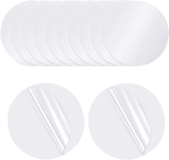 Reparatieset Luchtbed - Zwembad Patch - Waterdicht Repareren - Zelfklevend Onder Water - 12 Stuks - Transparant