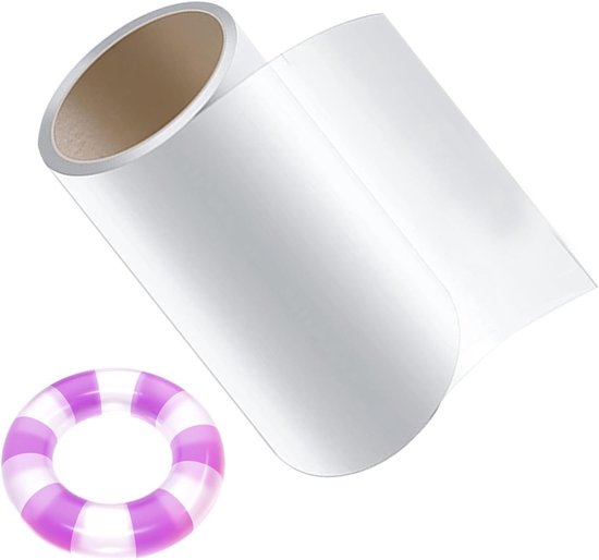 Reparatieset Opblaasbaar - Plakker Kit - Lekkages Stoppen - Waterdichte Afdichting - 100x7cm - Transparant