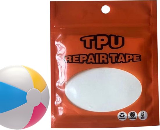 Reparatieset Opblaasbaar - Waterdichte Patches - Snelle Herstel - Zeer Rekbaar Materiaal - 7 x 7 cm van Merkloos