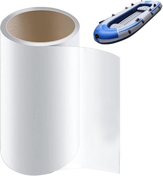 Reparatieset Opblaasbaar - Waterdichte Pleisters - Onderwater Reparaties - Sterke Hechtkracht - 9.4 x 8.9 cm - Transparant