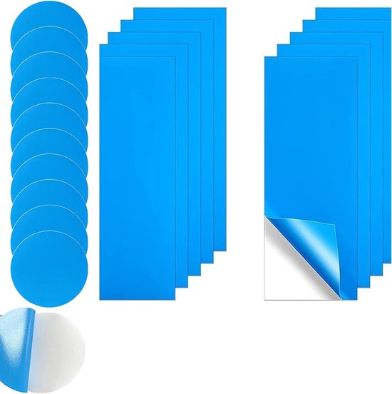 Reparatieset - Plakset Patchkit - Lekkages Dichten - Zelfklevend TPU Materiaal - 20 Stuks - Transparant van Merkloos