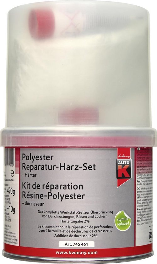 Reparatieset Polyesterhars voor Krassen en Gaten - 500g van Merkloos