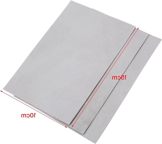 Reparatieset PVC - Patch Kit - Watersport Reparatie - Waterdicht Materiaal - 3 Stuks - Grijs