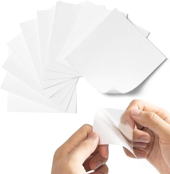 Reparatieset - Reparatiestickers - Opblaasbaar Repareren - Sterke TPU Kwaliteit - 10 Stuks 7x7cm - Transparant
