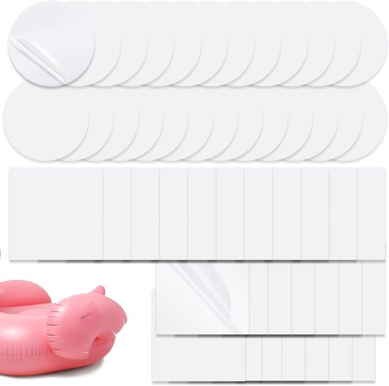 Reparatieset - Reparatietape - Waterdicht Maken - Zelfklevend TPU - 50 Stuks - Transparant van Merkloos