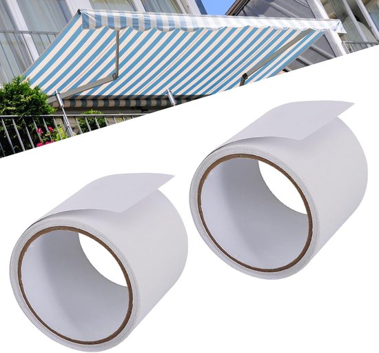 Reparatieset Rollen - Plakband Afdichting - Luifel Tent Reparatie - Waterdicht Sterk Hechtend - 5m x 8cm - Transparant van Merkloos