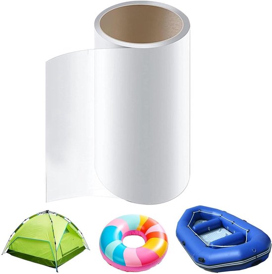 Reparatieset - Tape Pleisters - Lekkages Dichten - Waterdicht TPU Materiaal - 94 x 89 x 114 cm - Zwart