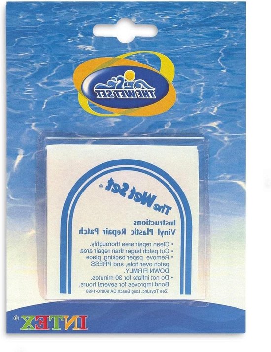 Reparatieset Vinyl - Plakker Set - Zwembad Reparatie - Zelfklevend - Medium - Zwart