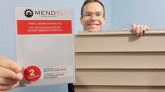 Reparatieset Vinyl & Stucwerk Gevelbeplating - Scheuren en Gaten Zelf Herstellen van Merkloos