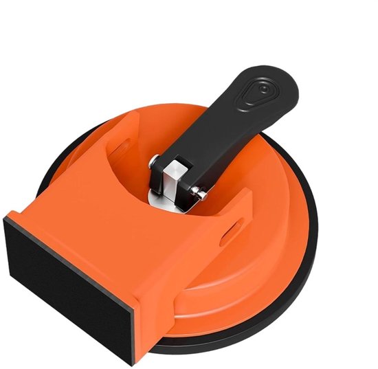 Reparatieset vloervoegen - Vloer reparatie - Voegen gladmaken - Vacuümzuighandgreep - 118 cm diameter - Zwart van Merkloos