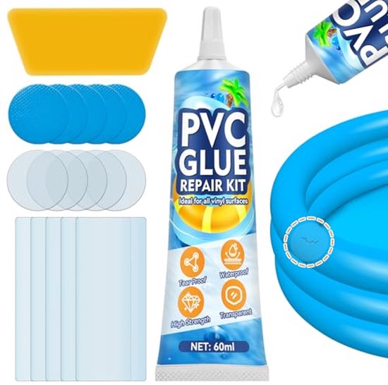 Reparatieset voor bubbelbaden en opblaasartikelen - Waterdicht en flexibel voor zwembad, luchtbed en meer van Intex