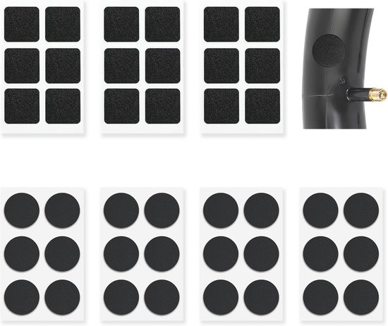 Reparatieset voor fiets - 42 stuks zelfklevende patches voor noodreparaties