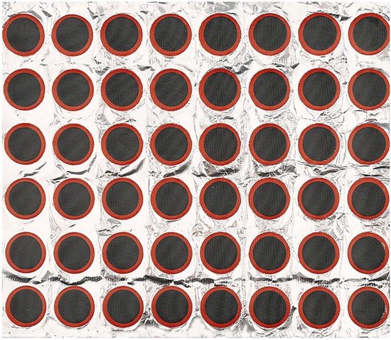 Reparatieset voor Fietsbanden - 48 Stuks Met 25 mm Rubber Patches - Onmisbaar Voor elke Fietser
