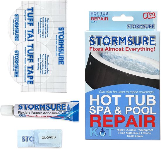 Reparatieset voor Hot Tubs, Spa's en Zwembaden - Snelle oplossing voor lekken van Merkloos