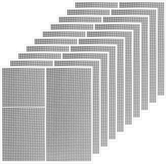 Reparatieset voor muggennet, reparatiepleisters voor ramen, waterdicht en stickers voor de reparatie van muggennetten en schermen van Merkloos