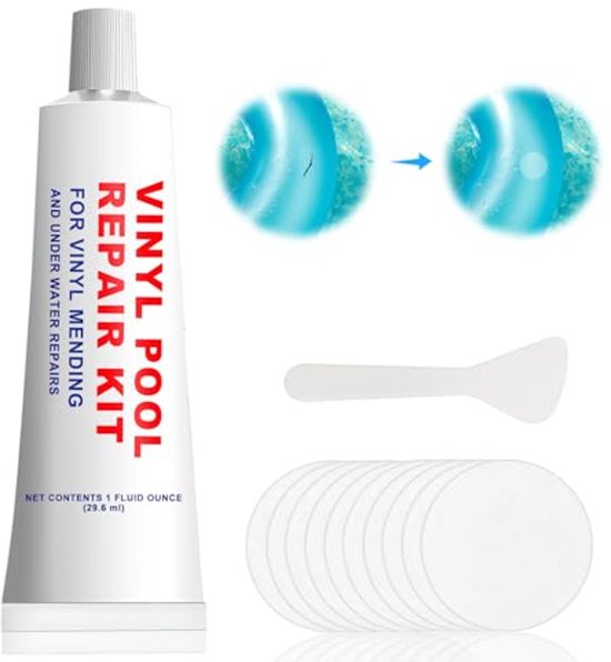 Reparatieset voor opblaasbare producten en zwembaden - PVC lijm en reparatiestickers van Intex