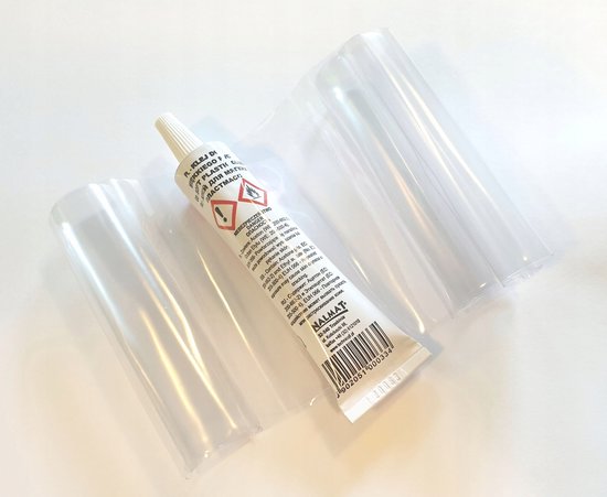 Reparatieset voor opblaasbare producten: Patch + Lijm van Merkloos