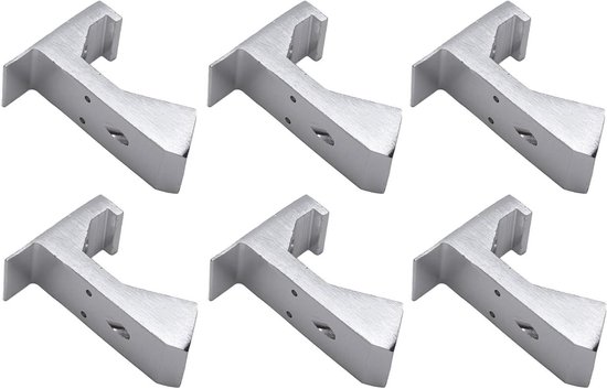 Reparatieset voor Piepende Vloeren Eenvoudig Te Gebruiken Oplossing voor Ruisonderdrukking voor Thuis 6 Beugels voor Familiehouten Ondervloeren van 5/8 Inch of Dikker