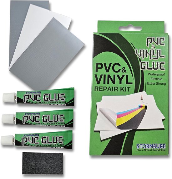 Reparatieset voor PVC en Vinyl: Voor Hot Tubs, Spa's, Boten en Opblaasbare Artikelen van Merkloos