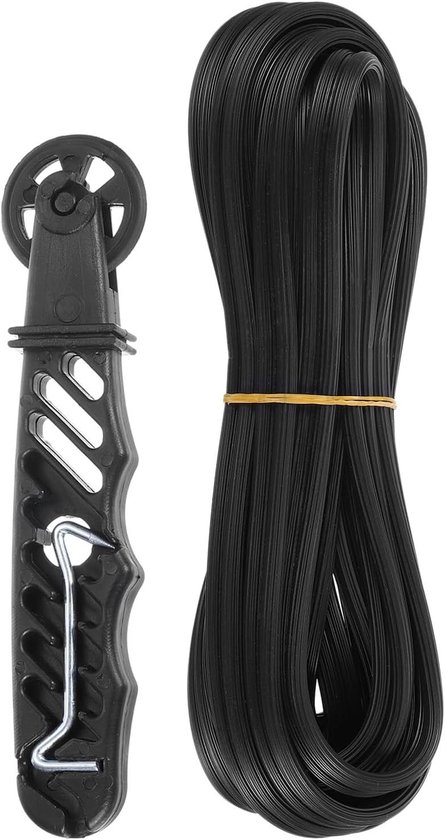 Reparatieset voor ramen - Hor reparatie - Horren plaatsen - Inclusief gereedschap - 10 meter koord - Zwart