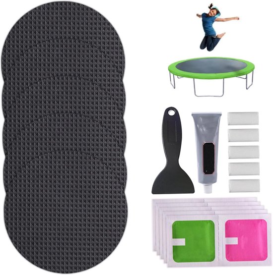 Reparatieset voor Tent - Trampoline Patch - Gaten Herstellen - Veelzijdig Gebruik - 10 x 10 cm - Set 1