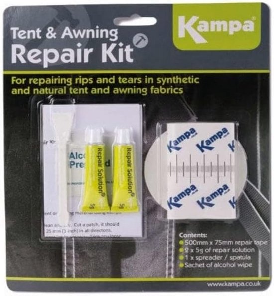 Reparatieset voor Tenten en Luifels - Scheurherstel Kit