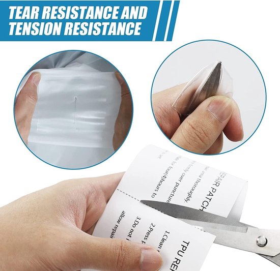 Reparatieset voor Tenten - Transparant - Waterdicht - Voor Luchtbedden en Opblaasbare Producten