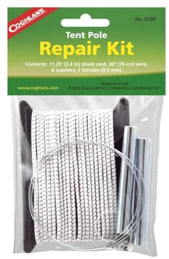 Reparatieset voor tentstokken - Herstel gebroken of beschadigde tentpalen