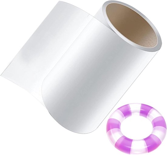 Reparatieset - Waterdichte tape - Opblaasbaar herstel - Onderwater sterk - 9.4 x 8.9 x 11.4 cm - Transparant