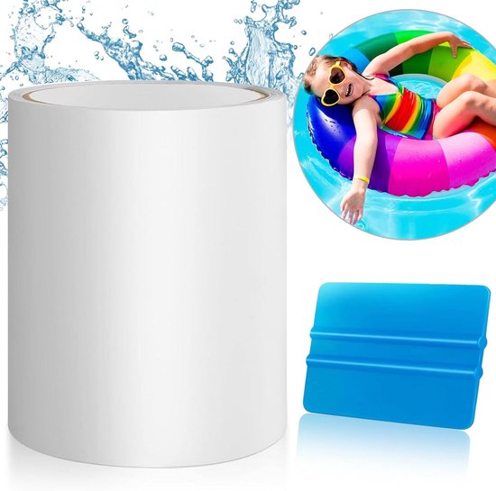 Reparatieset Zwembad - Afdichtingstape Zwembad - Lekkages Dichten - Transparante Afdichting - 10 cm x 150 cm - Transparant