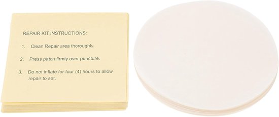Reparatieset Zwembad - Lichtdoorlatende Pleisters - Opblaasbaar Repareren - Zelfklevend PVC - 6x6 cm - Transparant