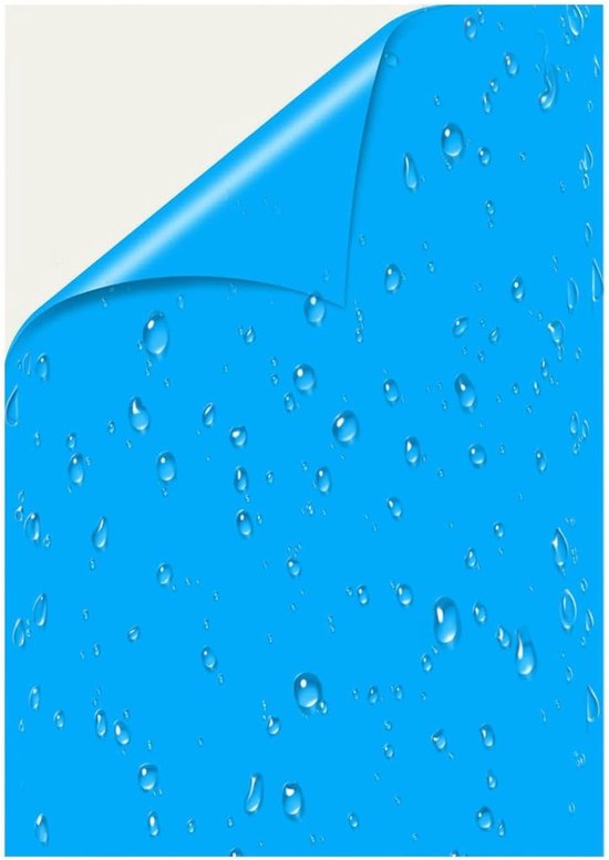 Reparatieset Zwembad - Reparatiestickers Opblaasbaar - Waterdicht Repareren - Zelfklevend TPU - 125 x 85 cm - Blauw Transparant