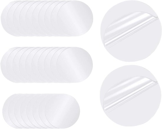 Reparatieset Zwembad - Waterdichte Pleisters - Snelle Herstel - Zelfklevend TPU - 30 Stuks - Doorzichtig van Merkloos