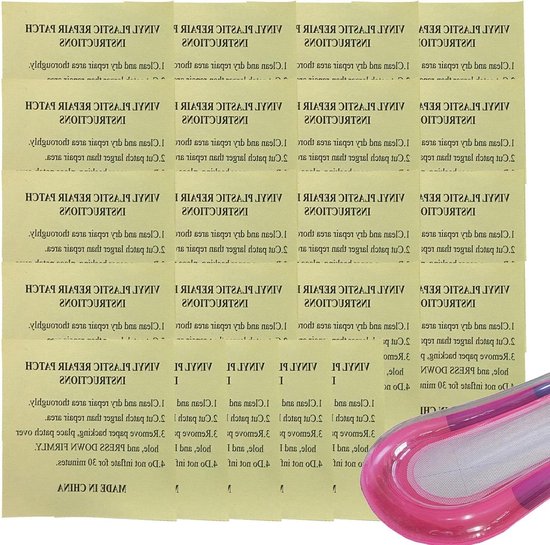Reparatieset Zwembad - Waterdichte Tape - Onderwater Reparatie - Zelfklevend PVC - 10 Stuks - Diverse Kleuren