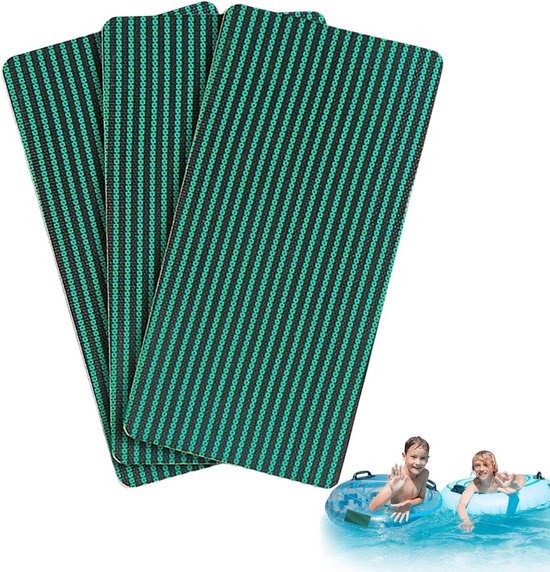 Reparatieset Zwembadzeil - Zwembad Plakset - Zwembad Onderhoud - Zelfklevend en Scheurvast - 3 Stuks - Transparant van Merkloos