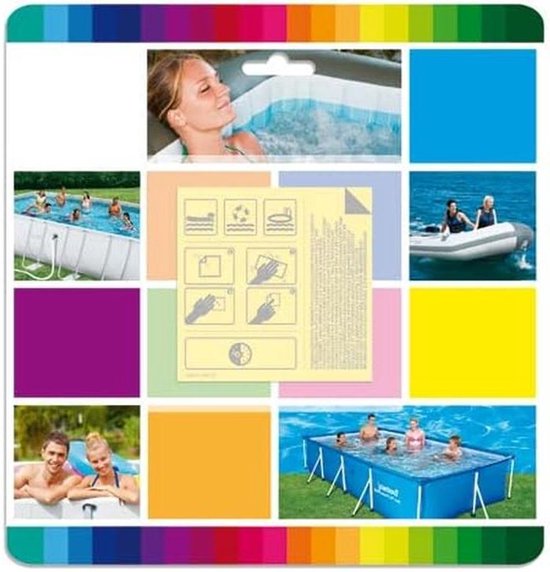 Reparatieset Zwemmen - Onderwater Plakkers - Snelle Onderwater Reparatie - Voor Direct Gebruik - 10 Stuks - Transparant