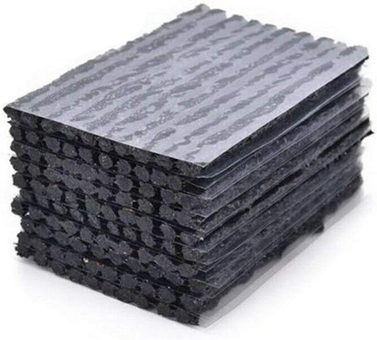 Reparatiesets Banden - Tubeless Herstel - Snel Onderweg - Zonder Lijm - 50 Stuks - Zwart