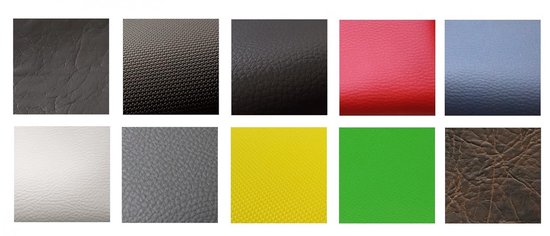 Reparatiesticker Leer - Zelfklevende Patch - Meubel Reparatie - Waterproof UV Bescherming - 20 x 10 cm - Grijs van Merkloos