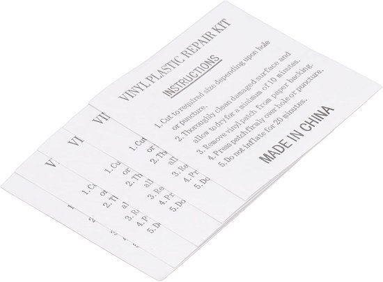 Reparatiesticker Zwembad - Zelfklevende Patch - Waterdicht Repareren - Sterke Hechting - 6x6cm - Transparant van Merkloos