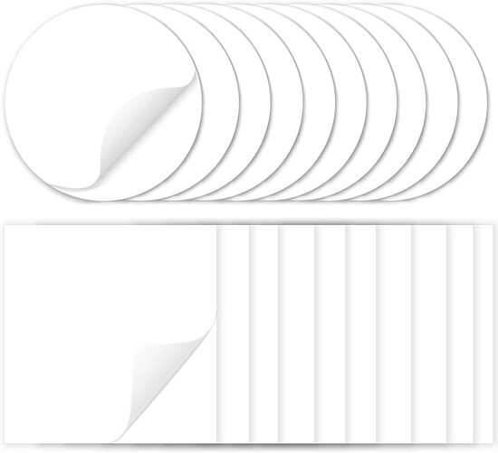 Reparatiestickers - Lichtgewicht Patches - Snelle Reparatie - Waterdicht Zelfklevend - 7x7cm - Transparant van Merkloos