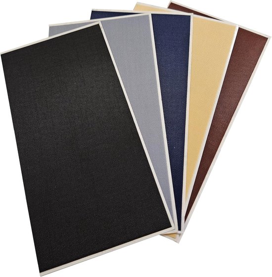 Reparatiestickers Nylon - Zelfklevende Lappen - Outdoor Reparatie - Strijken Verhoogt Hechting - 7x14 cm - Multi-kleuren Set