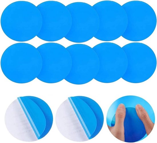 Reparatiestickers Set - Waterdicht Plakband - Lekkages Dichten - Zelfklevend PVC - 16x8 cm - Transparant van Merkloos