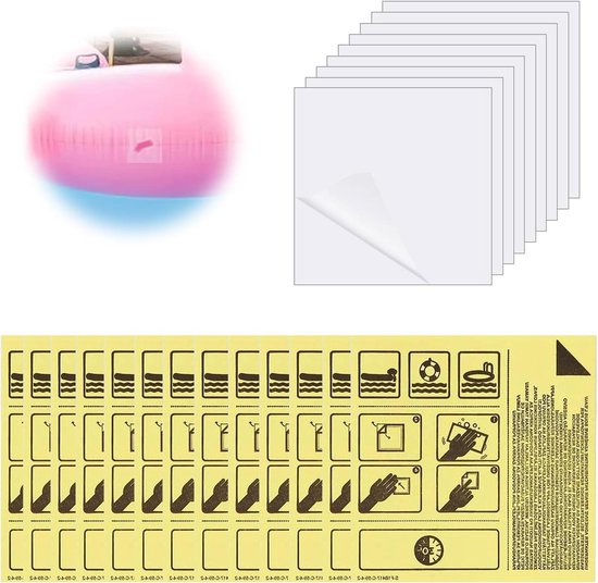 Reparatiestickers - Waterproof Patches - Opblaasbare producten repareren - Transparant en onzichtbaar - 30 stuks - Transparant