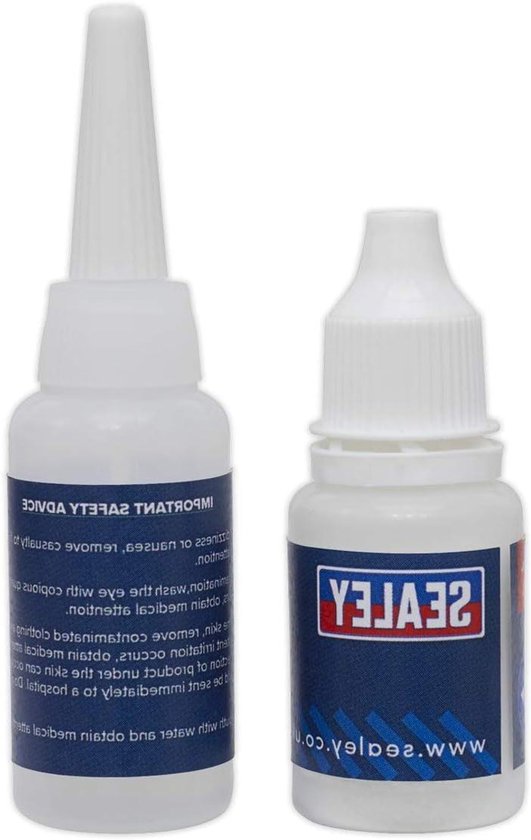 Reparatiesysteem - Lijm en Poeder - Snel Herstellen - Tweedelig Systeem - 20ml Totaal - Wit van Merkloos