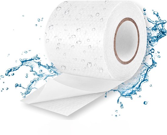 Reparatietape - 8cm x 2M - Transparant - Reparatiedoek - Zelfklevend - voor luifel, zeil, boothoezen en tenten - Waterdicht - TPU van Merkloos