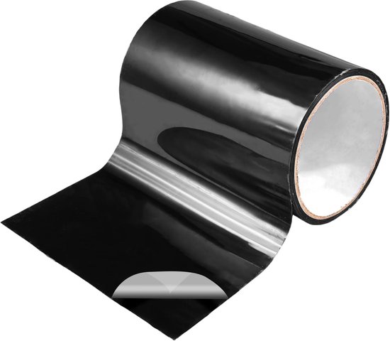 Reparatietape - Afdichtingsband - Lekken Repareren - Waterbestendig Butylrubber - 13cm x 1.5m - Zwart van Merkloos