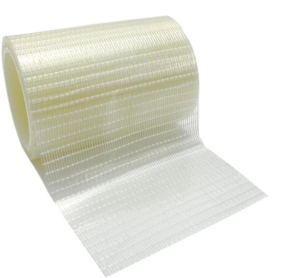 Reparatietape Luifel - Tent Tape - Waterdicht Afdichten - Scheurvast Materiaal - 8 cm x 20 m - Wit van Merkloos