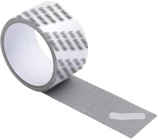 Reparatietape Muggennet - Raamstickers - Schade Herstellen - Waterdicht Zelfklevend - 5 Stuks - Zwart