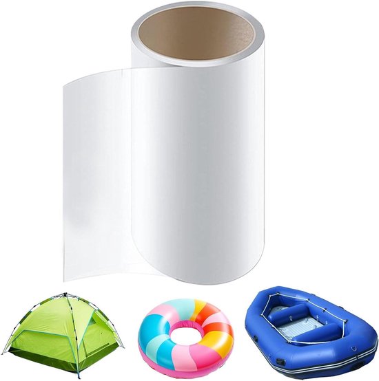Reparatietape - Plakker Patch - Lekkages Dichten - Waterdicht TPU Materiaal - 9 x 7 cm - Transparant