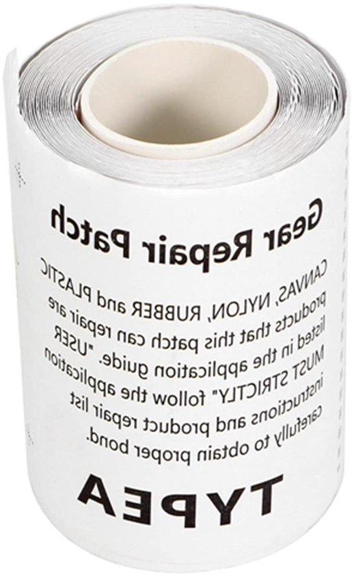 Reparatietape - Plakkerige Patch - Opblaasbare Producten Repareren - Zelfklevend Waterdicht Materiaal - 7.5 x 375 cm - Transparant